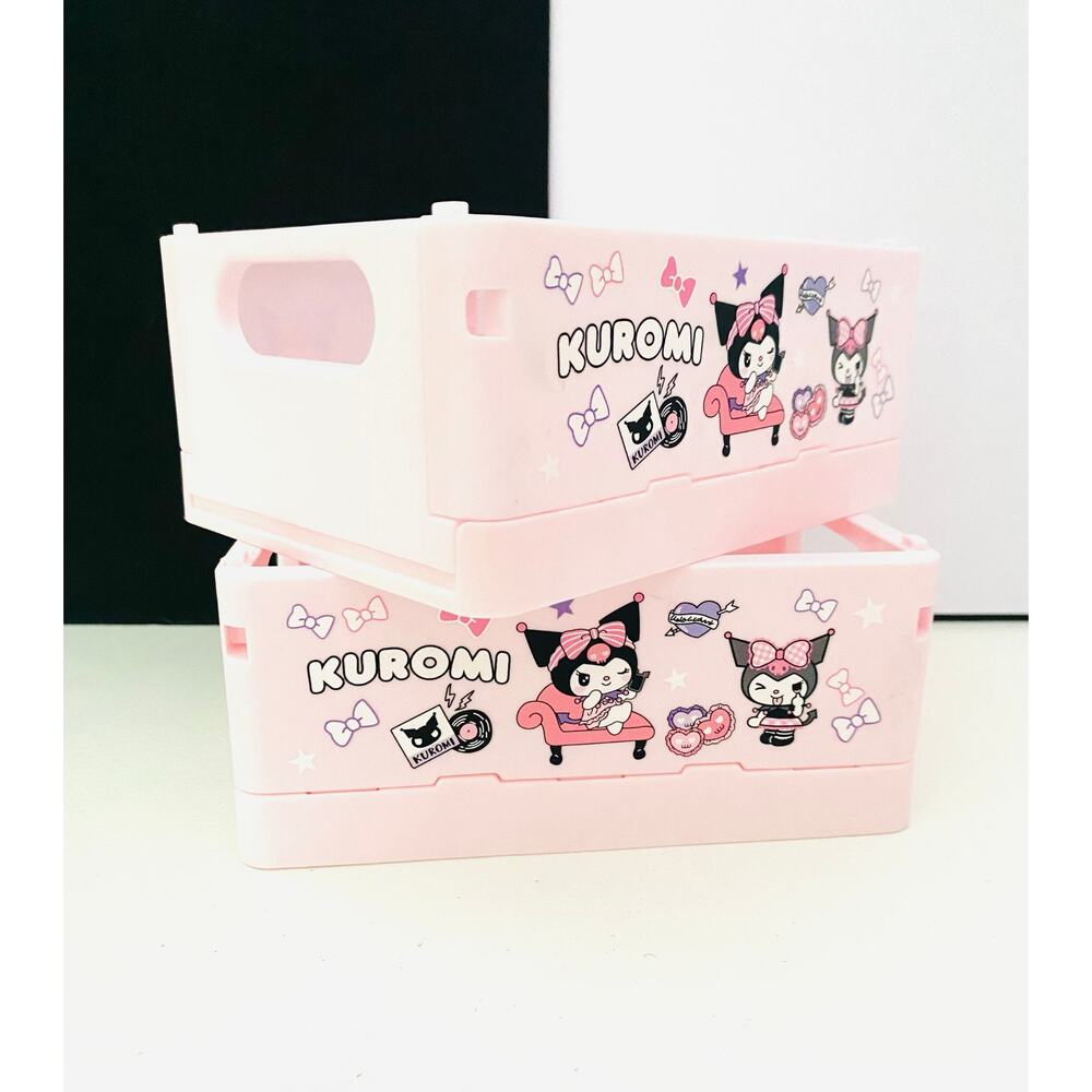 Kuromi Stackable Organizing Bins